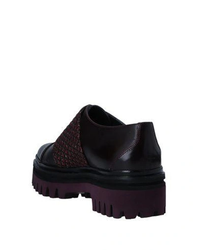 Shop Alberto Guardiani Loafers In Deep Purple