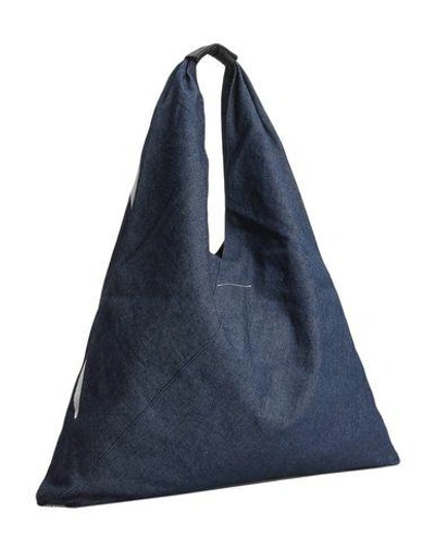 Shop Mm6 Maison Margiela Handbag In Blue