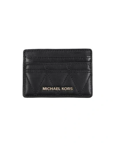 Shop Michael Michael Kors Document Holder In Black