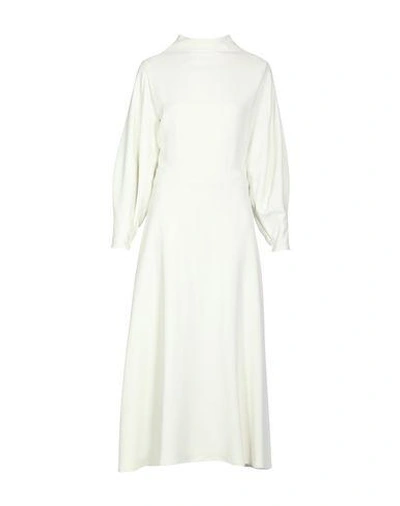 Shop Beaufille Midi Dress In White