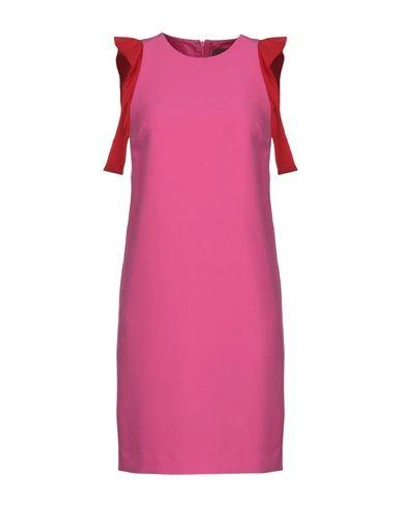 Shop Space Style Concept Short Dresses In Fuchsia