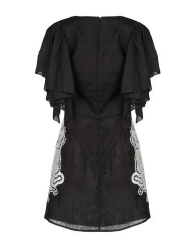 Shop Fausto Puglisi Short Dress In Black
