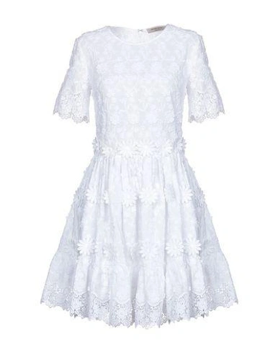 Shop Piccione•piccione Short Dress In White