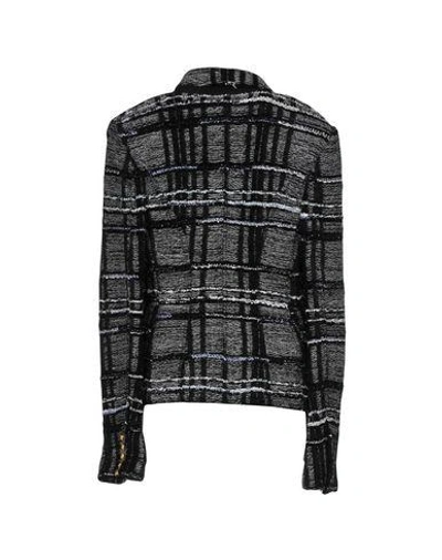 Shop Balmain Suit Jackets In Grey