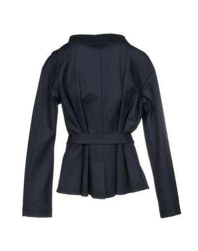 Shop Jil Sander Blazer In Dark Blue