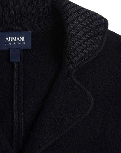 Shop Armani Jeans Capes & Ponchos In Black