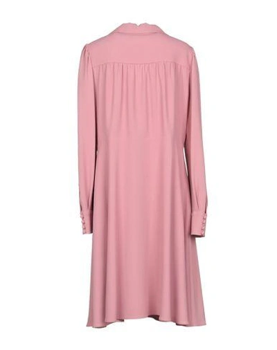 Shop Valentino Knee-length Dress In Pastel Pink