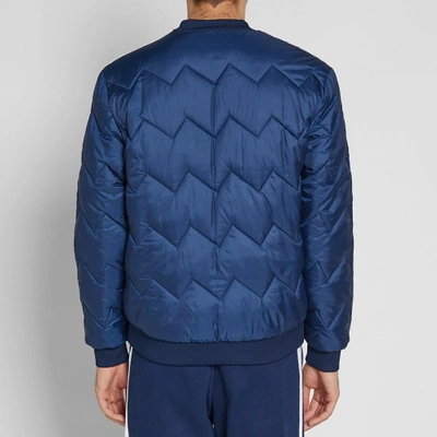 Shop Adidas Originals Adidas Sst Quilted Jacket In Blue