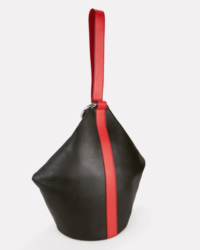 Shop Alexander Mcqueen Butterfly Shoulder Bag Black