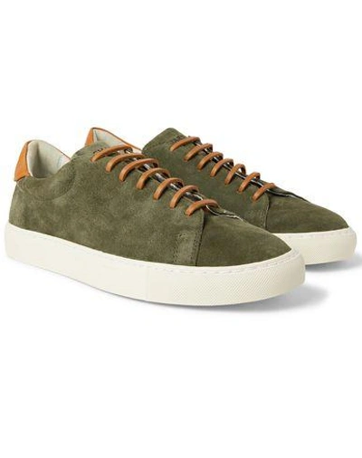 Shop Richard James Sneakers In Military Green