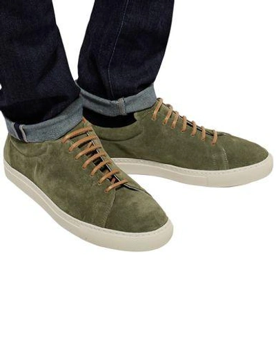 Shop Richard James Sneakers In Military Green
