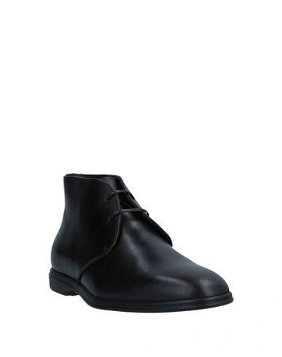 Shop A.testoni A. Testoni Man Ankle Boots Black Size 13 Calfskin