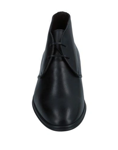 Shop A.testoni A. Testoni Man Ankle Boots Black Size 13 Calfskin