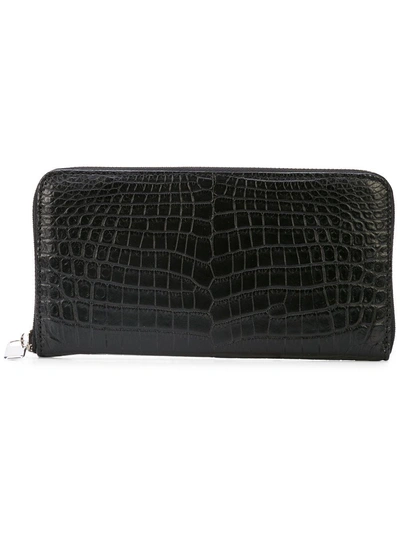 Shop Eyefunny Crocodile Zip Around Wallet