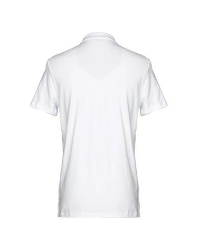 Shop Bikkembergs Polo Shirts In White