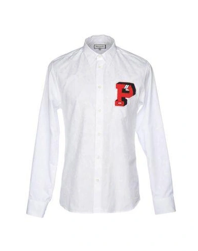Shop Paul & Joe Solid Color Shirt In White