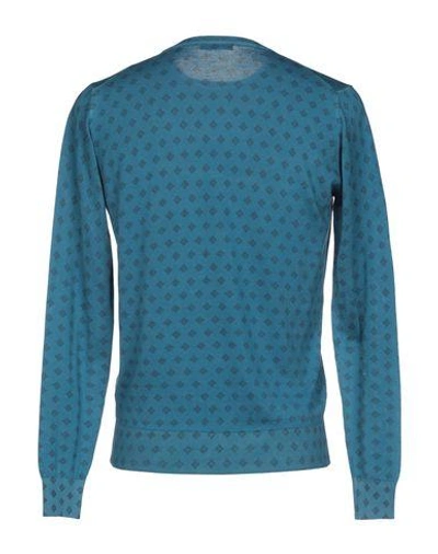 Shop Roda Man Sweater Pastel Blue Size Xl Cotton, Cashmere