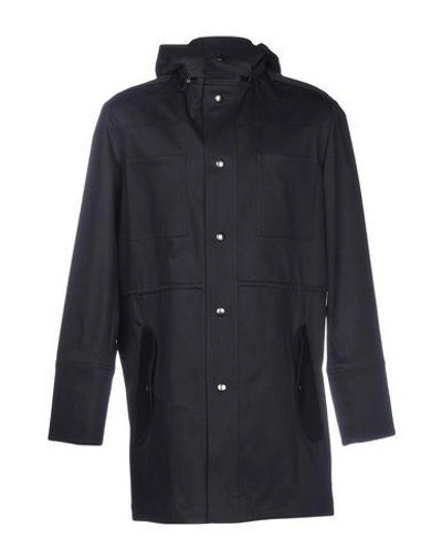 Shop Paul & Joe Full-length Jacket In Dark Blue
