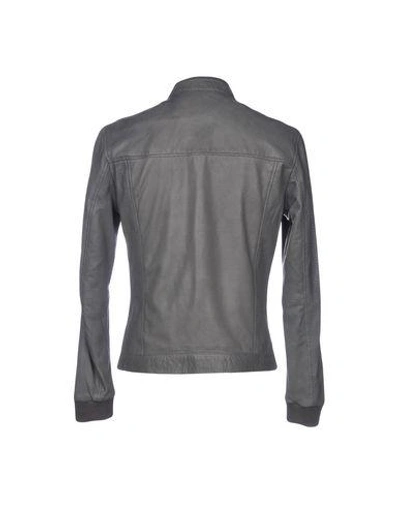 Shop Bully Biker Jacket In Grey