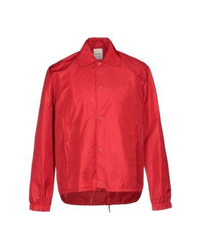 Shop Wood Wood Jackets In Red