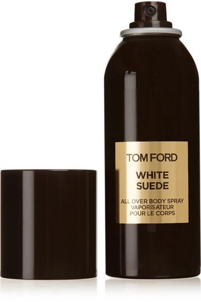 Shop Tom Ford White Suede All Over Body Spray, 150ml In Colorless