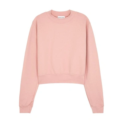 Shop Cotton Citizen Milan Light Pink Cotton Sweatshirt