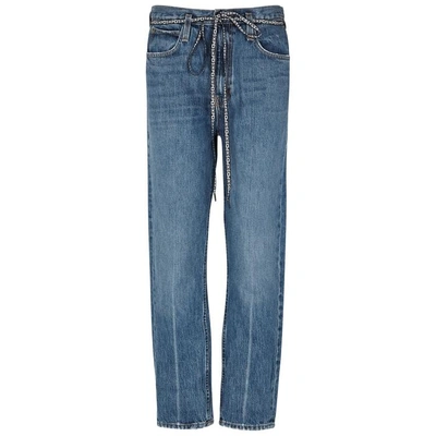 Shop Proenza Schouler Blue Straight-leg Jeans