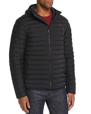 the north face stretch down hooded jacket