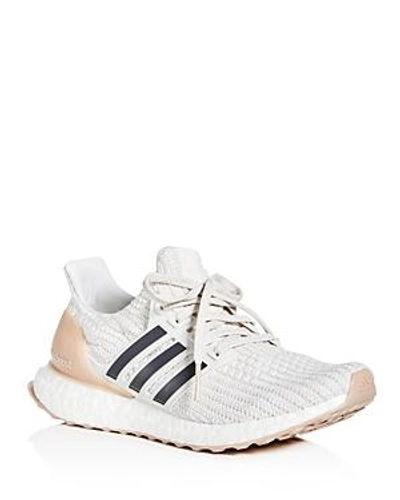 Shop Adidas Originals Women's Ultraboost Knit Lace Up Sneakers In Cloud White/carbon