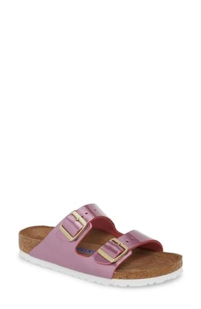 Shop Birkenstock 'arizona' Soft Footbed Sandal In Spectacular Rose Leather