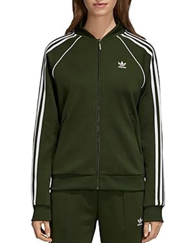 Shop Adidas Originals Sst Track Jacket In Night Cargo