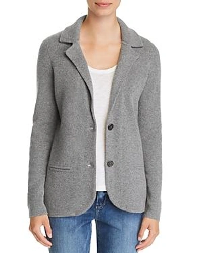Shop C By Bloomingdale's Cashmere Sweater Blazer - 100% Exclusive In Medium Gray