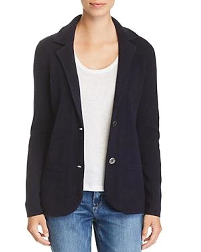 Shop C By Bloomingdale's Cashmere Sweater Blazer - 100% Exclusive In Navy