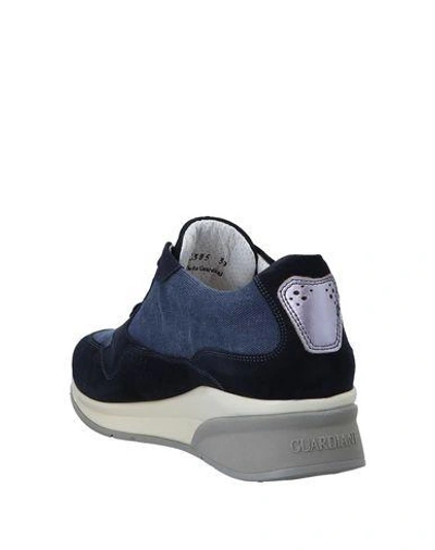 Shop Alberto Guardiani Sneakers In Blue