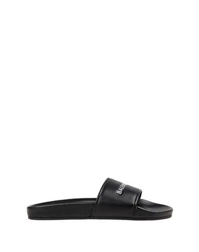 Shop Balenciaga Sandals In Black