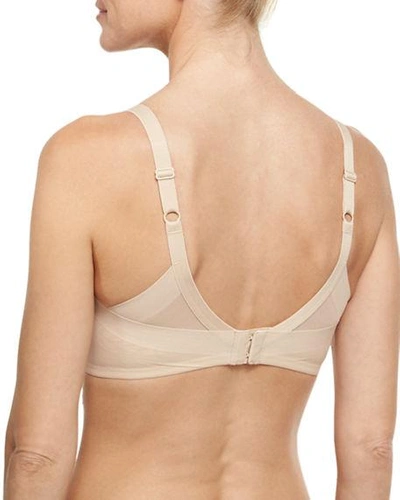 Shop Wacoal Ultimate Side Smoother Wire-free Contour Bra In Sand