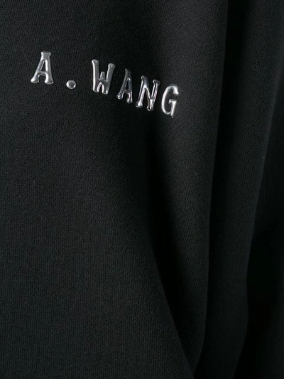 Shop Alexander Wang Logo Sweater In Black