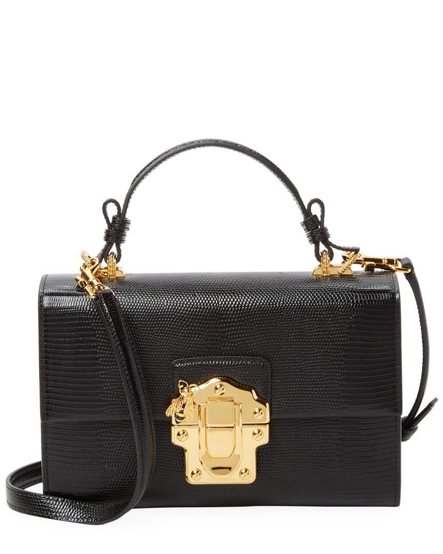 Dolce & Gabbana Lucia Leather Satchel In Nocolor | ModeSens