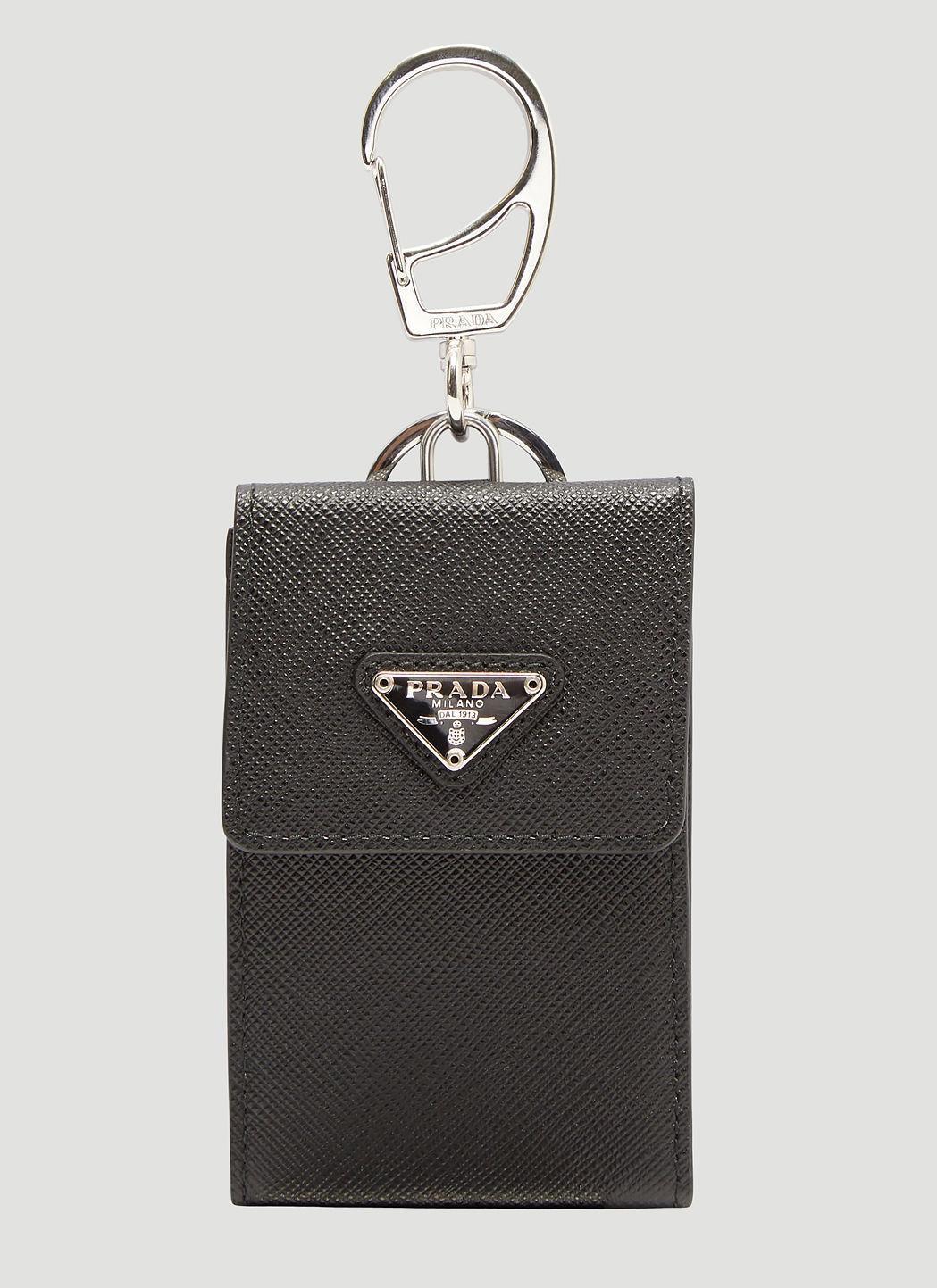 prada card holder keychain