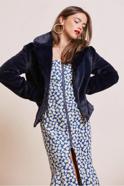 Shop Finders Keepers Chicago Jacket In Navy