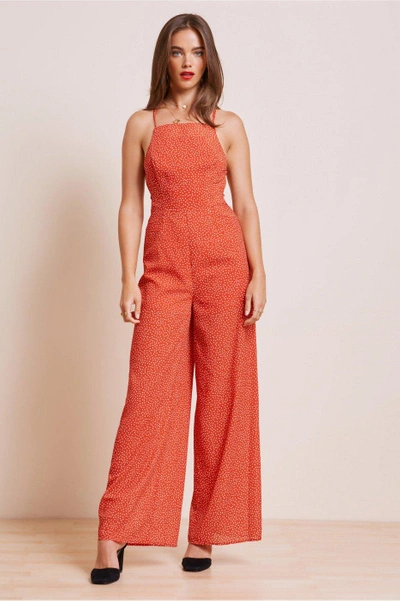 Shop Finders Keepers Solar Pantsuit In Red Polka Dot