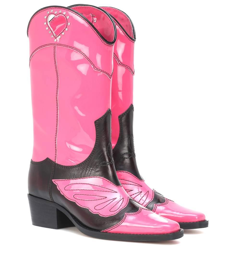 pink cowboy boots