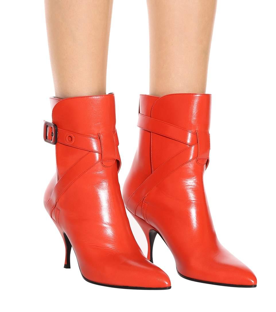 bottega veneta heels red