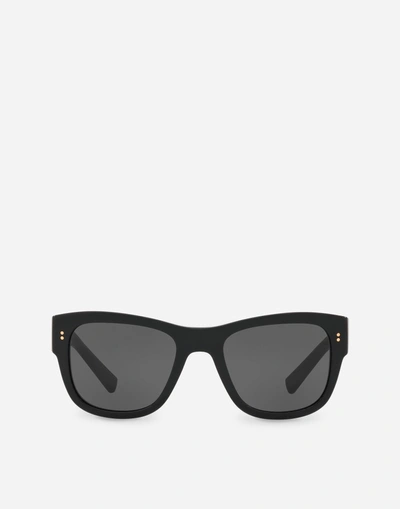 Dolce & Gabbana Domenico Square-frame Sunglasses In Black