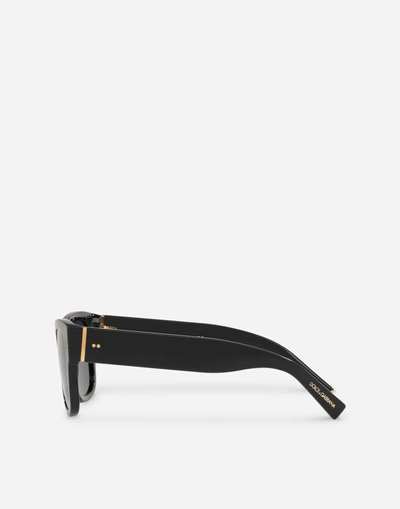Dolce & Gabbana Domenico Square-frame Sunglasses In Black