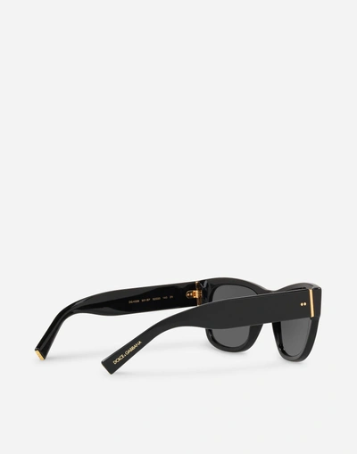 Dolce & Gabbana Domenico Square-frame Sunglasses In Black
