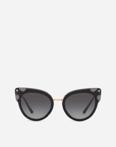 Shop Dolce & Gabbana Bell Sunglasses In Black