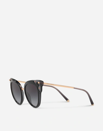Shop Dolce & Gabbana Bell Sunglasses In Black
