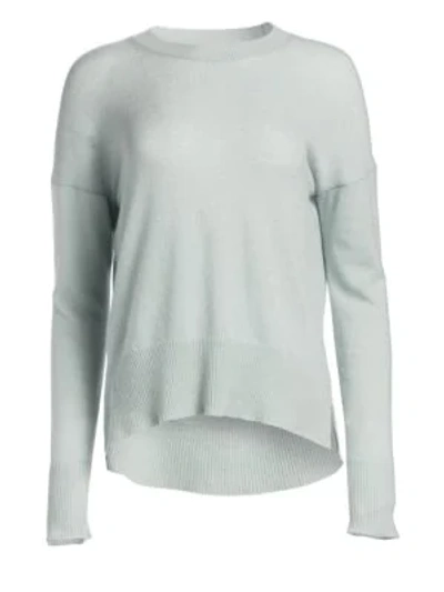 Shop Theory Karenia Cashmere Knit Top In Light Winter Green