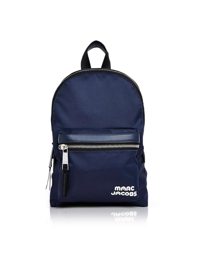 Shop Marc Jacobs Trek Pack Medium Nylon Backpack In Midnight Blue